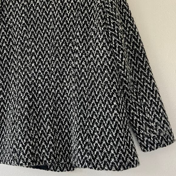 Vintage Kenneth Cole wool blend tweed peplum houndstooth 90s Y2K jacket coat S - Picture 10 of 16